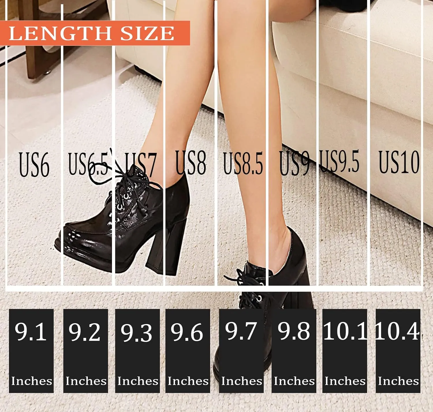 Alsoloveu Womens Platform Oxfords Patent Leather Chunky High Heel Pumps Lace up Round Toe Dress Saddle Shoes
