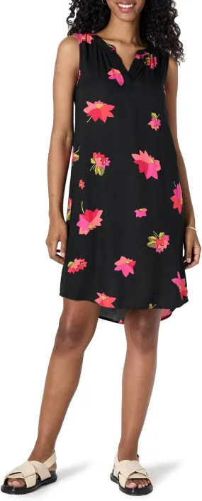Amazon Essentials Women's Sleeveless Woven Shift Dress