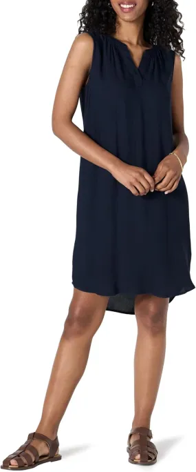 Amazon Essentials Women's Sleeveless Woven Shift Dress