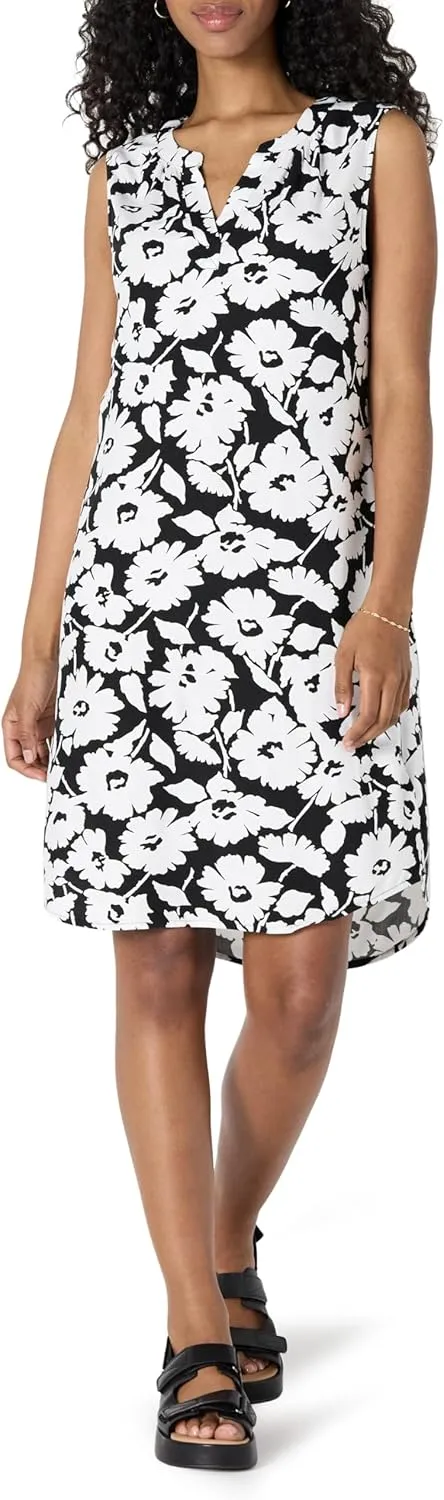 Amazon Essentials Women's Sleeveless Woven Shift Dress