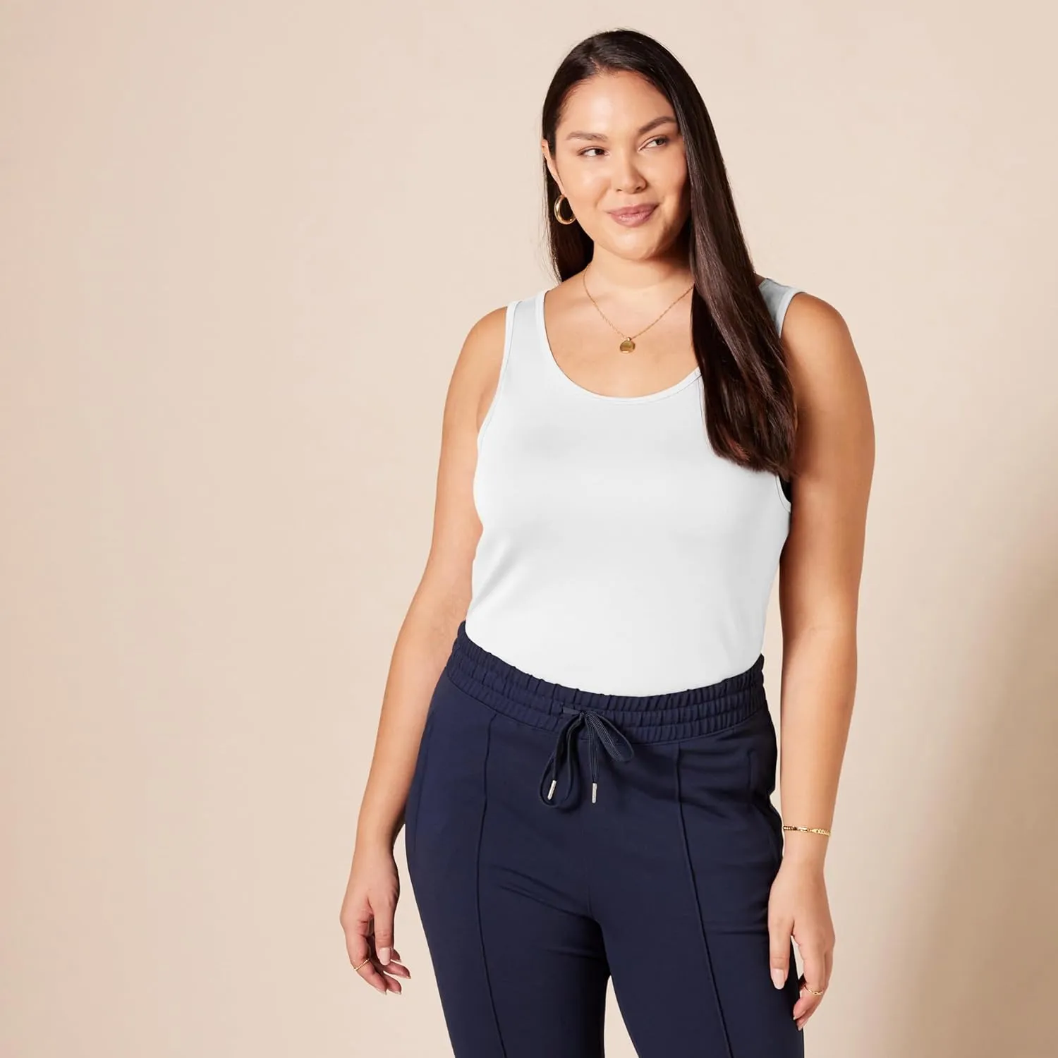 Amazon Essentials Women's Slim-Fit Tank Top, Pack of 2