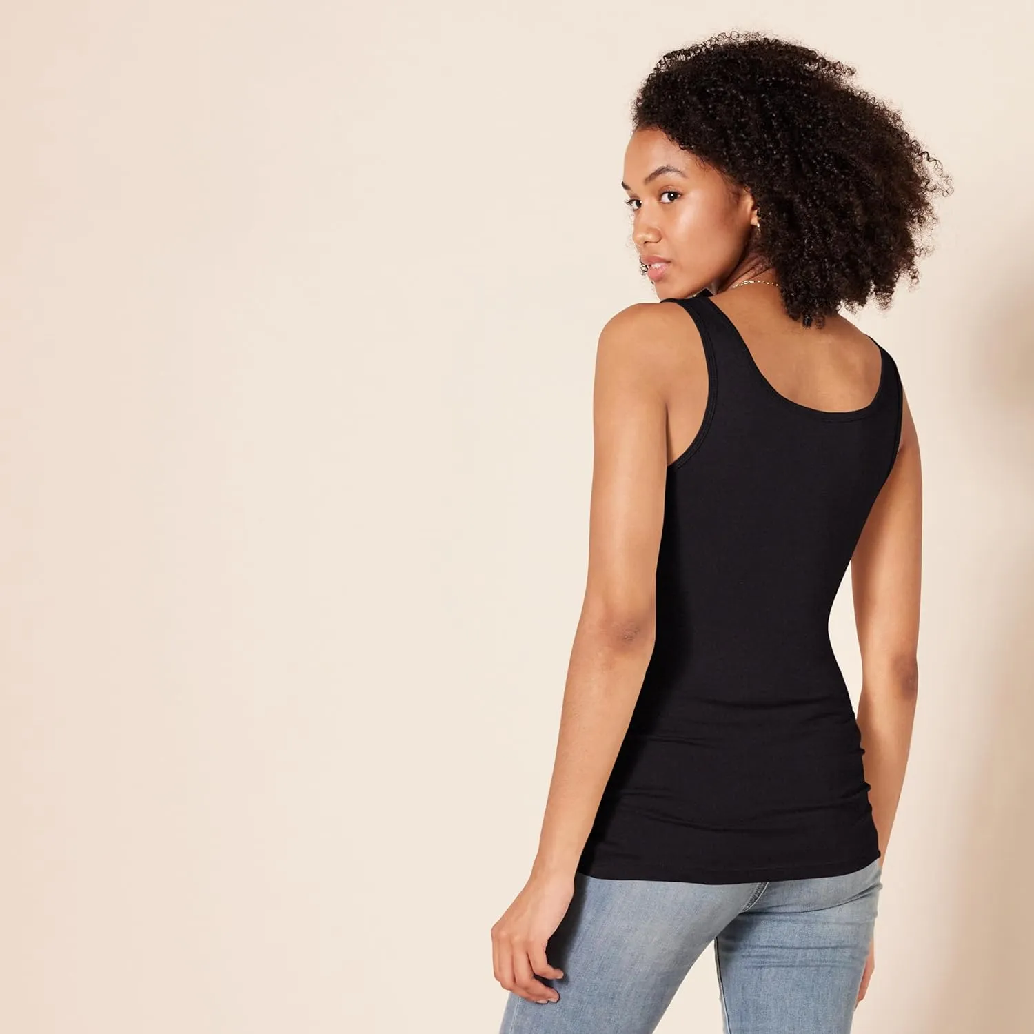 Amazon Essentials Women's Slim-Fit Tank Top, Pack of 2