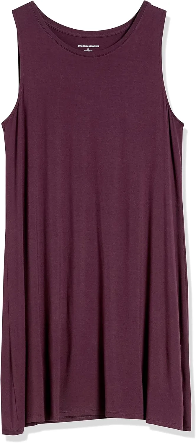 Amazon Essentials Women's Tank Swing Dress (Available in Plus Size)