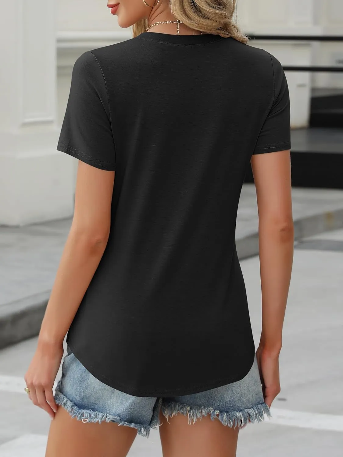 ANRABESS Womens Summer Tops Workout Shirts Beach Vacation Outfits Business Tshirts Dressy Fashion Spring Clothes 2025