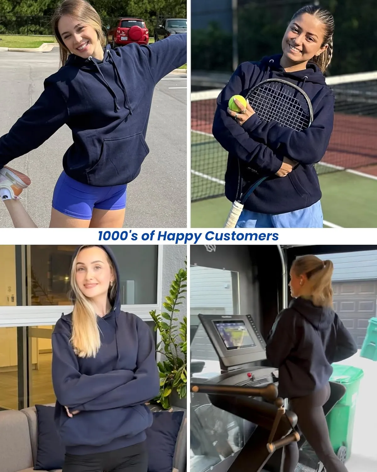 Aon's High Natural Cotton Blend Hoodies For Women: More Breathable & Appealing Modern Fit Sweatshirt Sweaters