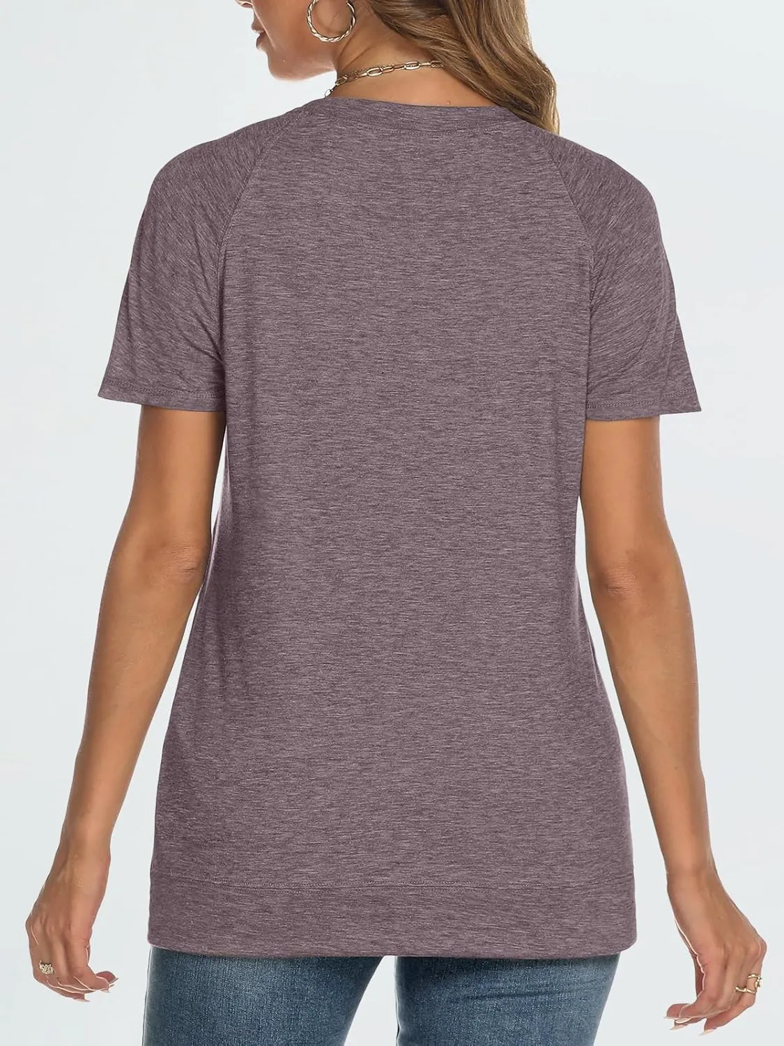 AUTOMET T Shirts Short Sleeve Crewneck Tees for Women Trendy Lightweight Soft Casual Summer Tops Clothes 2025