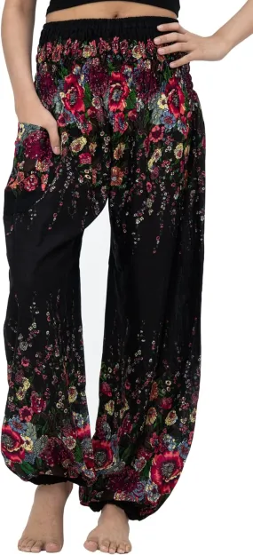 B BANGKOK PANTS Harem Pants Women Yoga Boho Clothes with Pockets