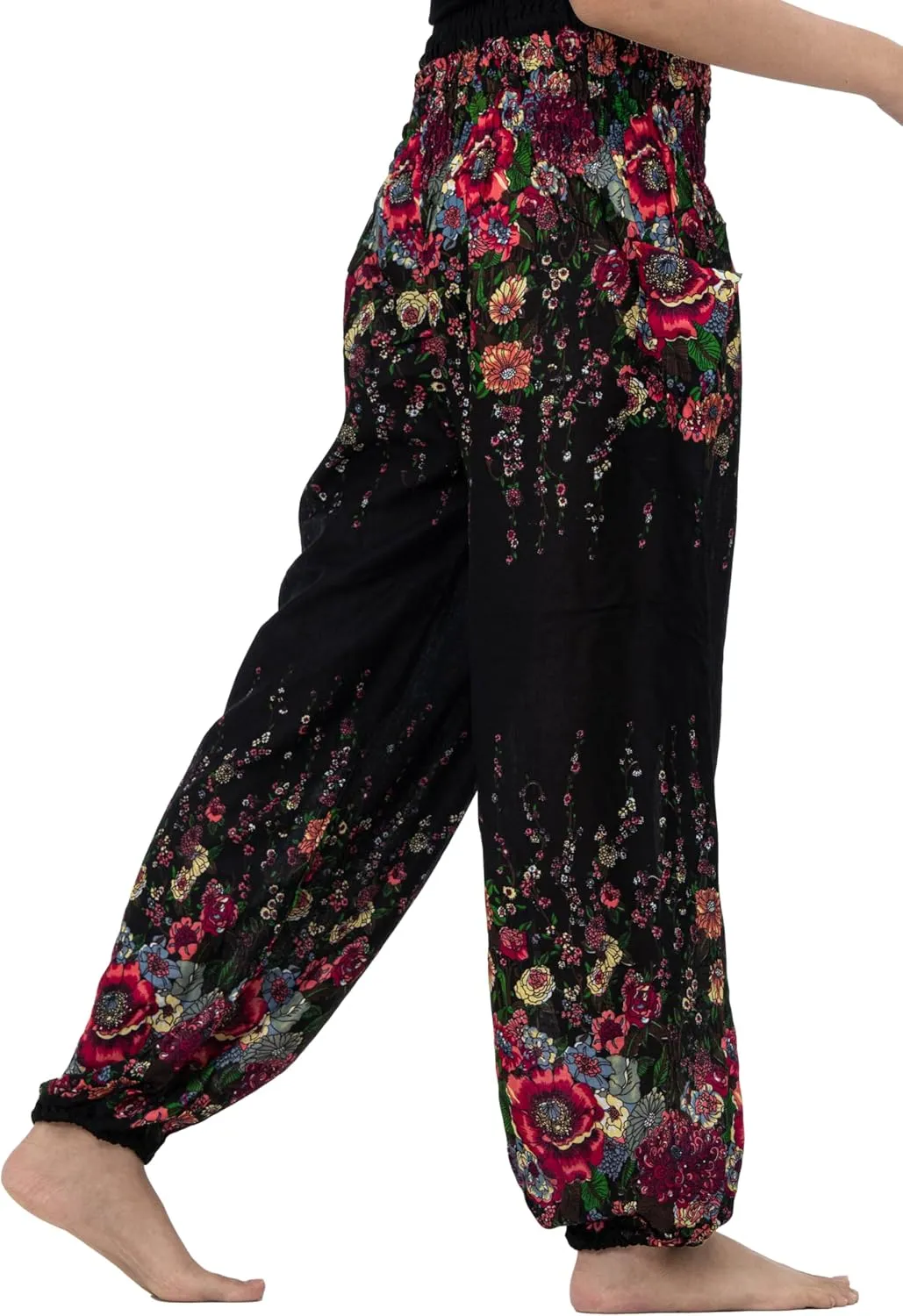 B BANGKOK PANTS Harem Pants Women Yoga Boho Clothes with Pockets