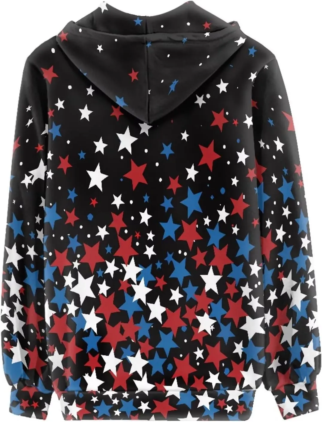 Biyejit Women's Novelty Print Zip Up Hoodies Long Sleeve Hooded Sweatshirt Jacket with Pocket