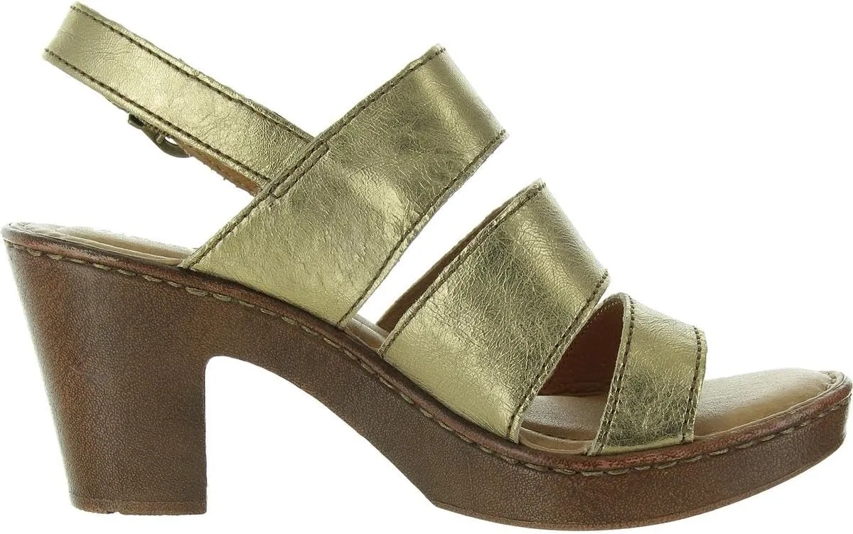 BORN Womens Strappy Leather Heels