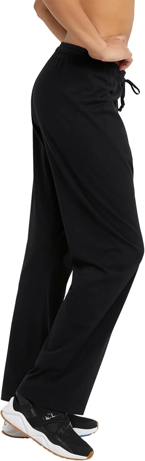 Champion Women's Lightweight Lounge Comfortable Jersey 31.5" Pants (Plus Size Available)