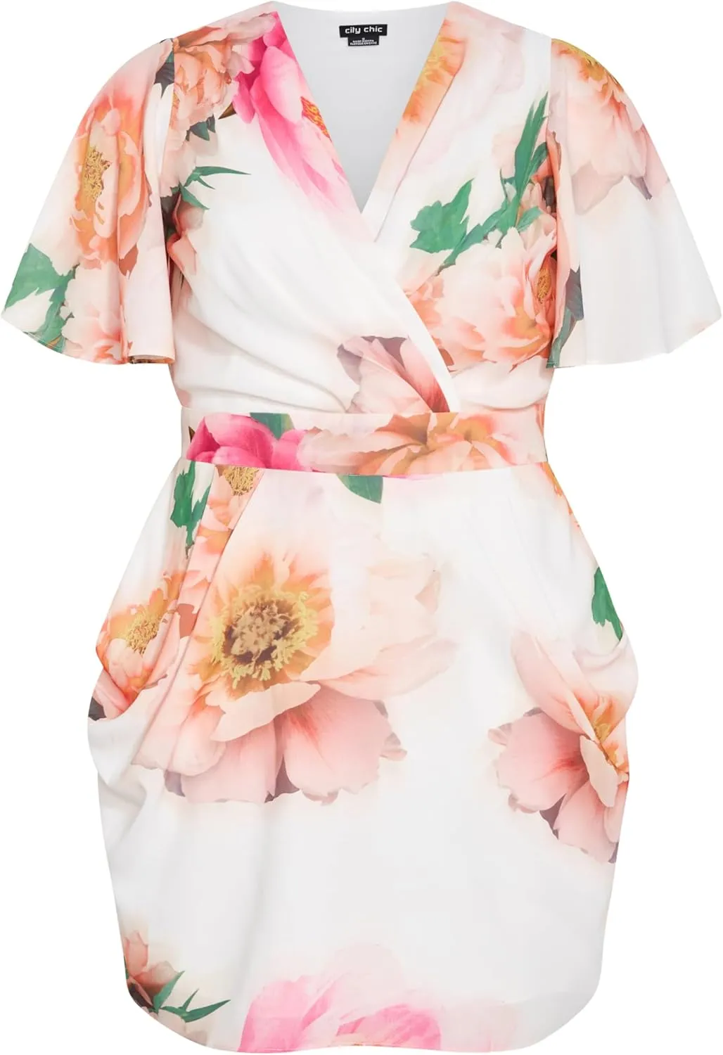 City Chic Women's Plus Size Dress - Braelynn Floral Mini