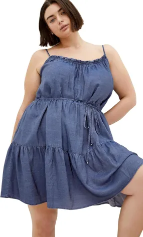 City Chic Women's Plus Size Dress - Sweet Tiers Mini