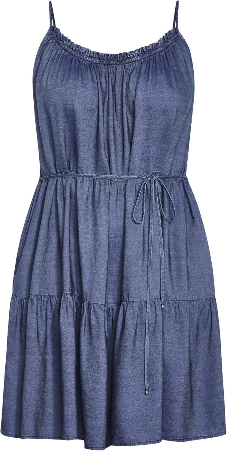 City Chic Women's Plus Size Dress - Sweet Tiers Mini