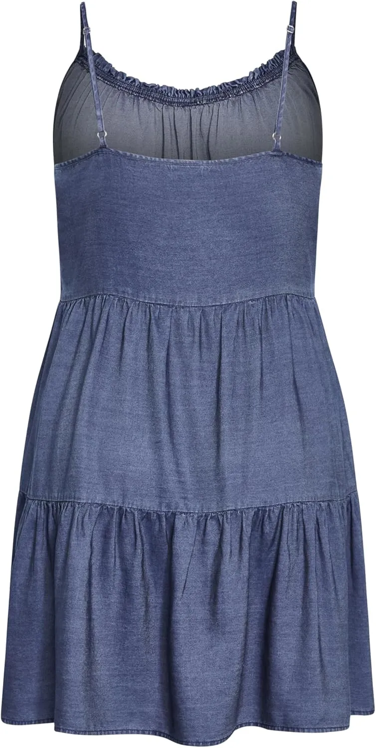 City Chic Women's Plus Size Dress - Sweet Tiers Mini