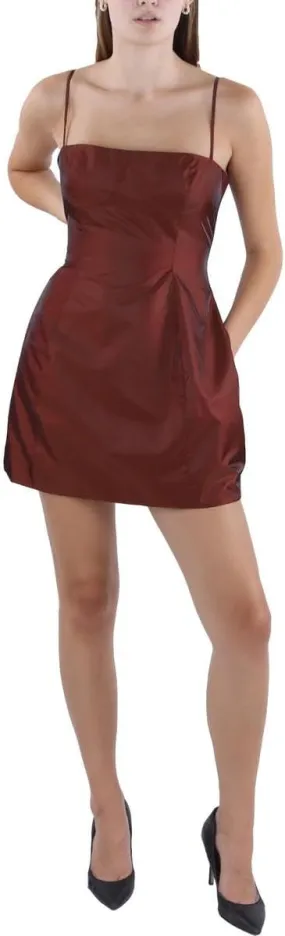 Danielle Bernstein Womens Juniors Party Mini Fit & Flare Dress