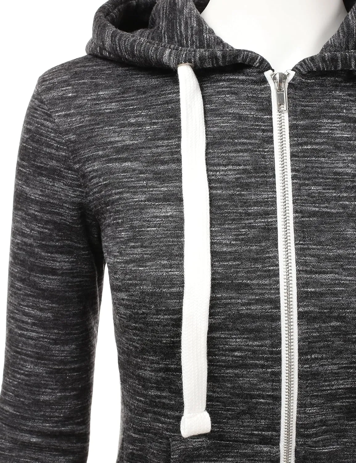 DOUBLJU Lightweight Thin Zip-Up Hoodie Jacket for Women with Plus Size