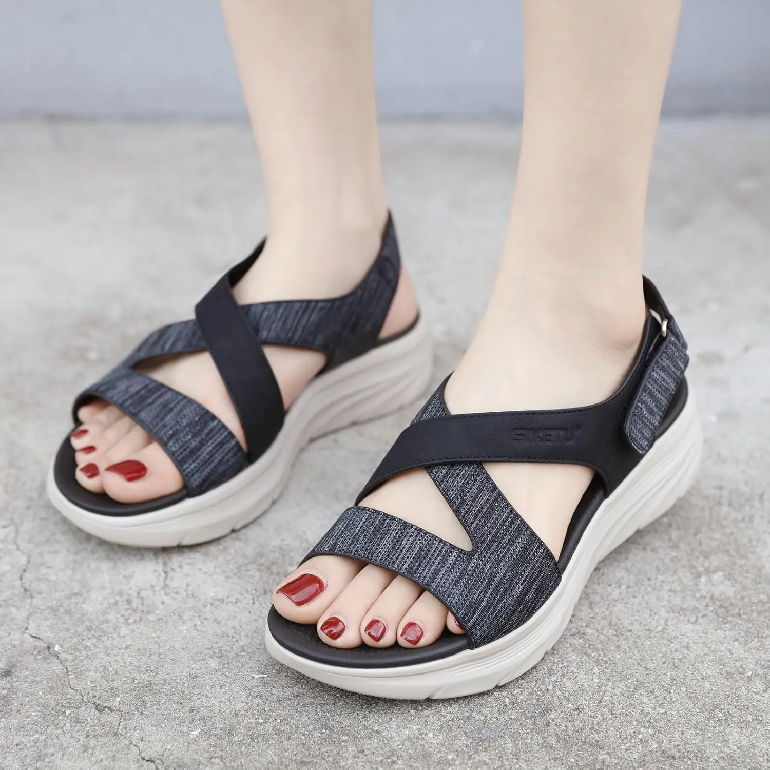 Espadrilles Wedges Sandals for Women Summer Platform Comfortable Low Wedges Sandal Summer Party Sandals