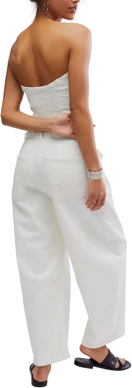 Free People Women's Je Suis PRET Barrel Jumps