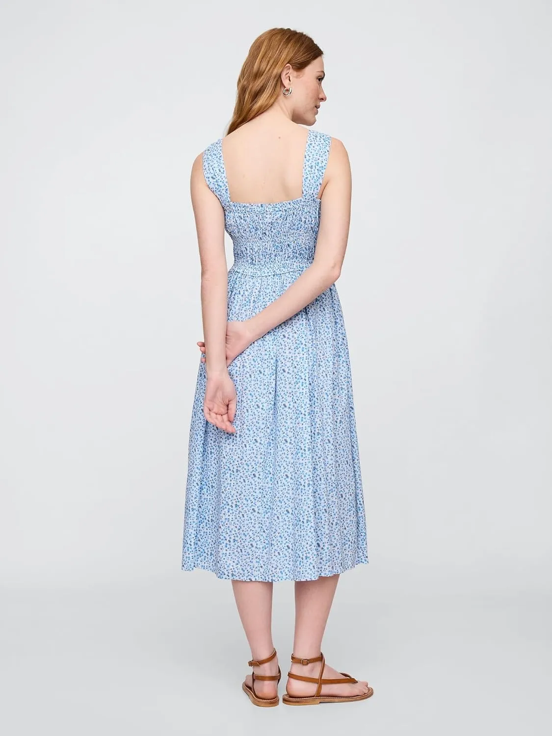 GAP Women's Sleeveless Midi Dress