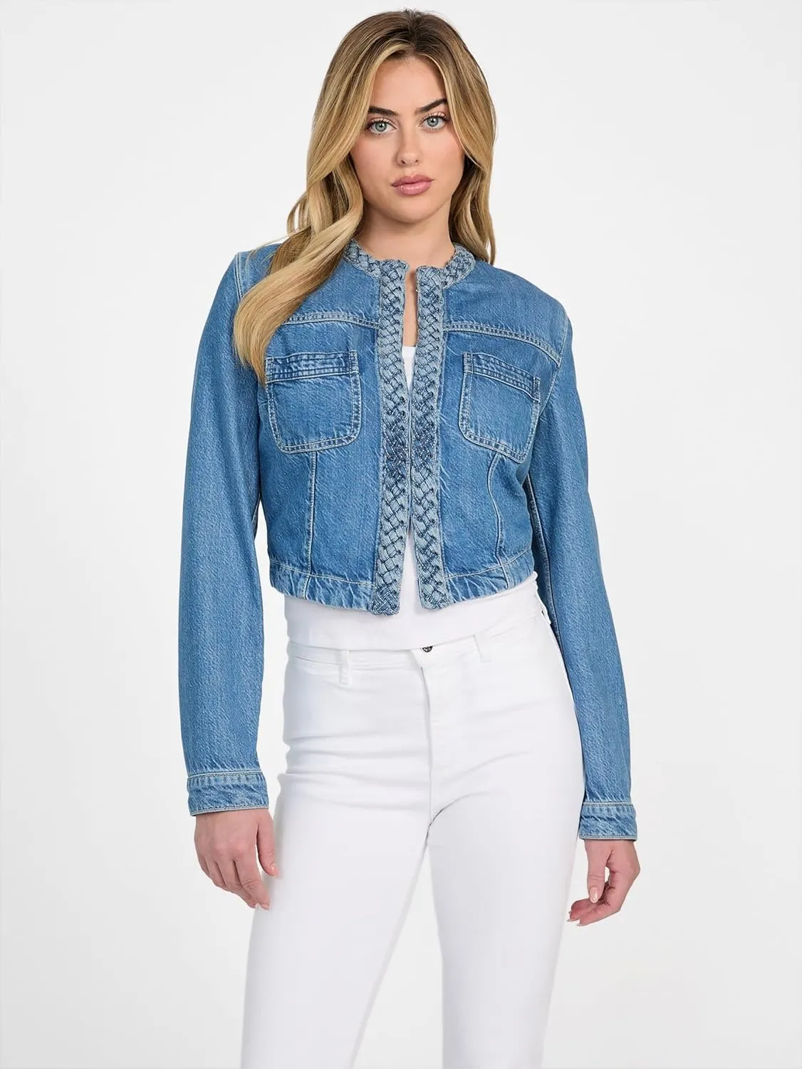GUESS Women's Juliana Jacket Braided