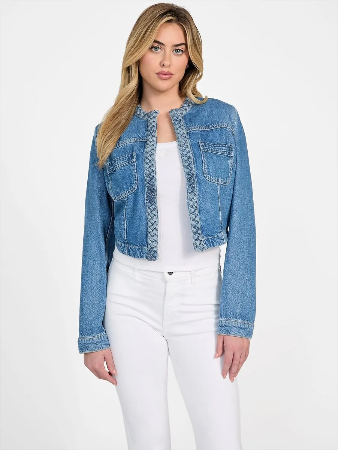 GUESS Women's Juliana Jacket Braided