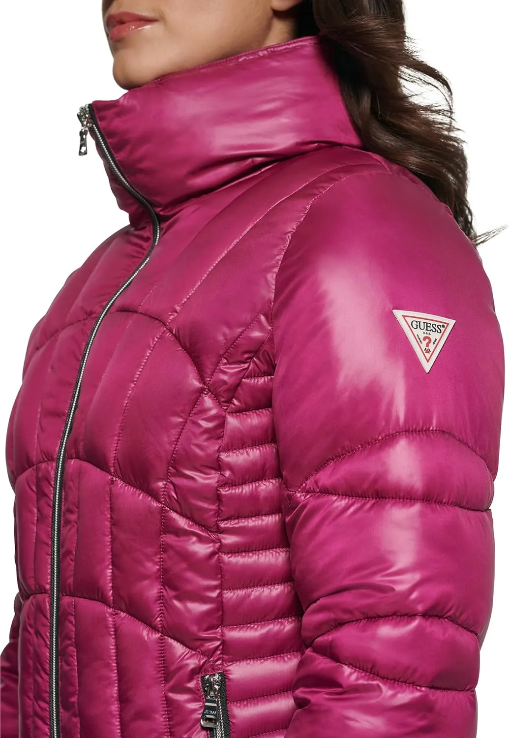 GUESS Women's Midweight Puffer Jacket
