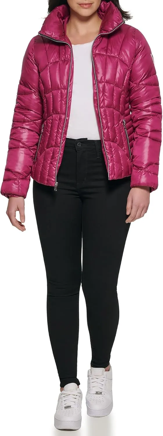 GUESS Women's Midweight Puffer Jacket