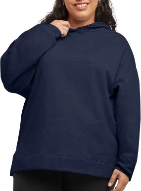 Hanes Women's Ecosmart Plus Size Fleece Hoodie, Midweight Sweatshirt For Women, Kanga Pocket
