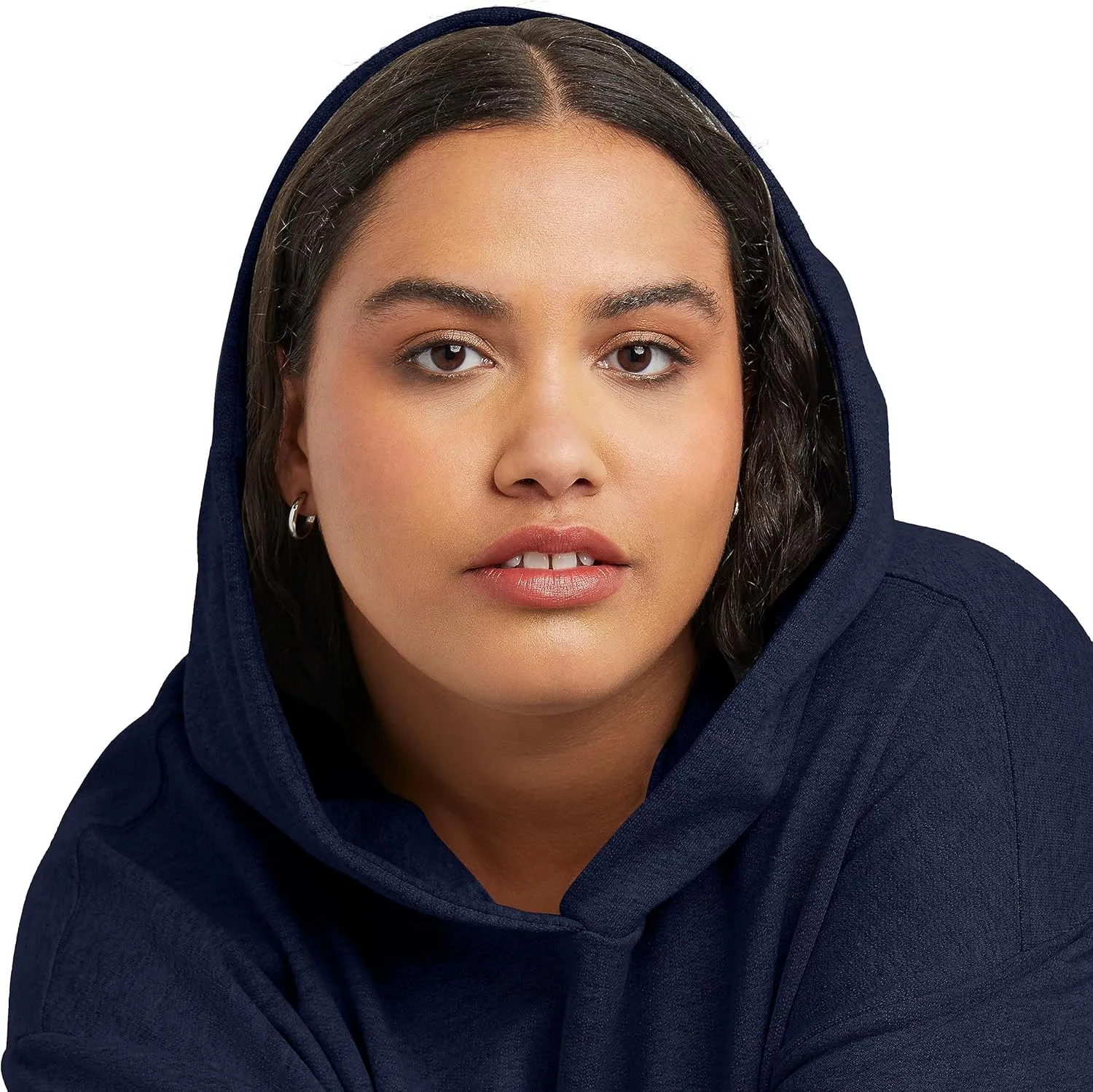 Hanes Women's Ecosmart Plus Size Fleece Hoodie, Midweight Sweatshirt For Women, Kanga Pocket