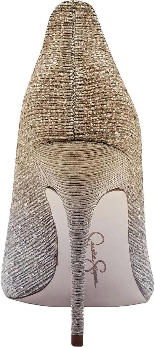 Jessica Simpson Womens Wayva Rhinestone Heels