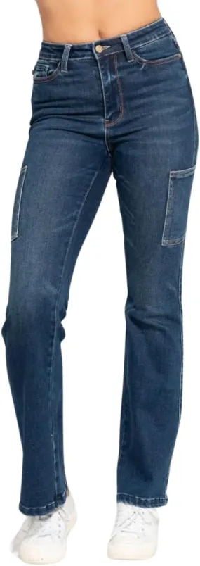 Judy Blue Cargo Bootcut Jeans