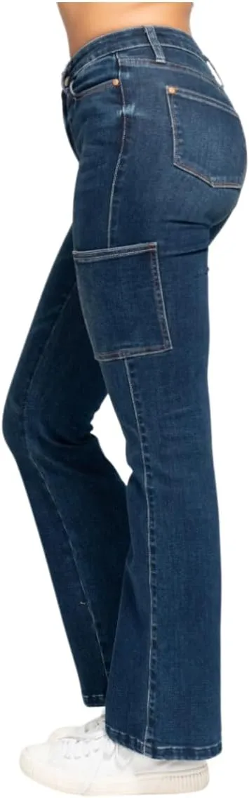 Judy Blue Cargo Bootcut Jeans