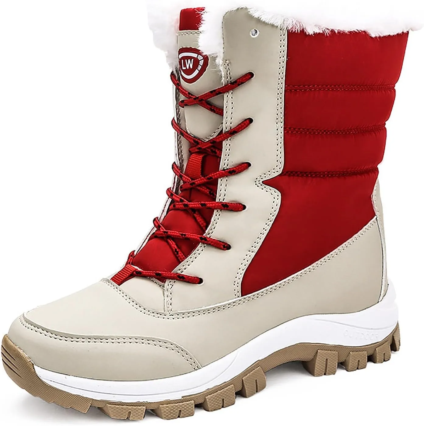 Knee High Boots Women Womens Boots Women's Y2K Lug Sole Lace-Up Combat Boots Side Zipper Thick Platform Gothic Halloween Booties