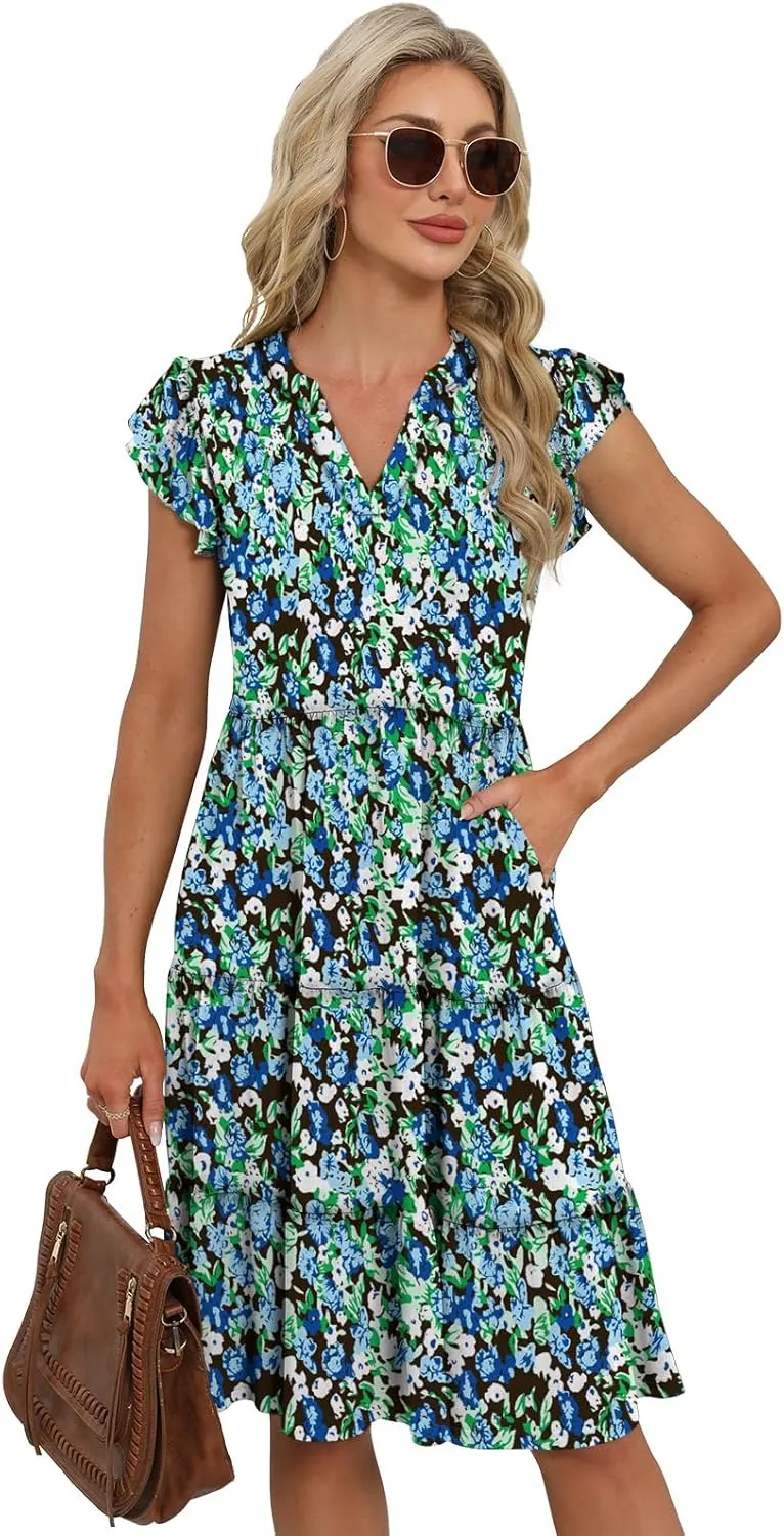 MixShe Summer Dresses for Women 2025 Elegant Classy Casual Fashion Dress S-XXL