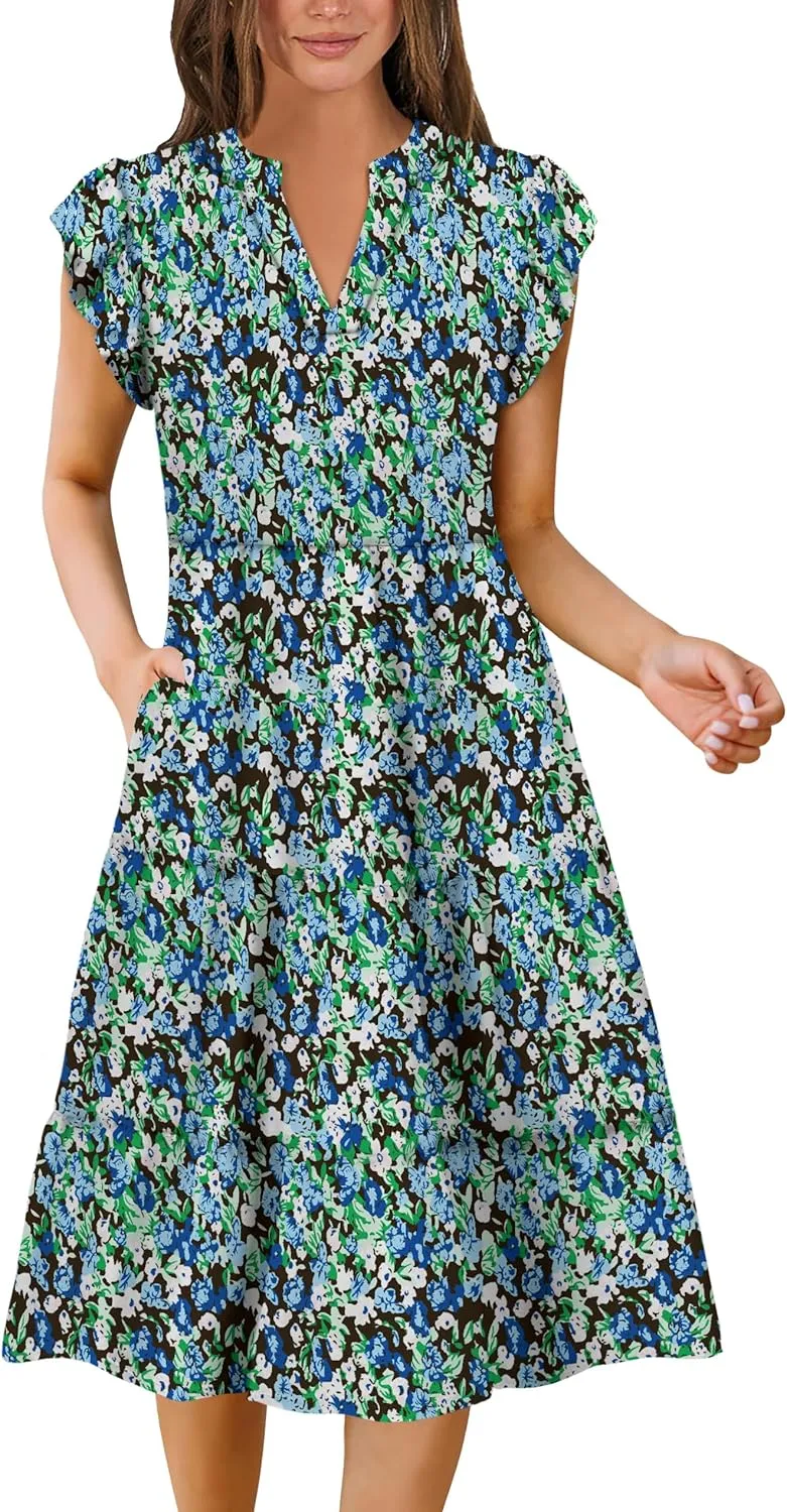 MixShe Summer Dresses for Women 2025 Elegant Classy Casual Fashion Dress S-XXL