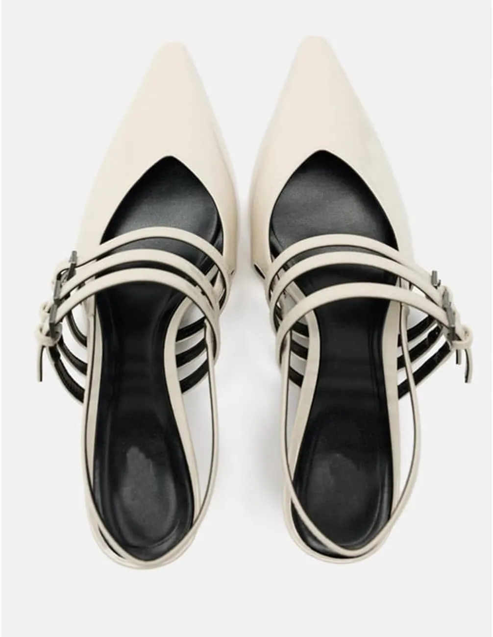 MRKEWUNEY Fashion Womens Slingback Kitten Heels