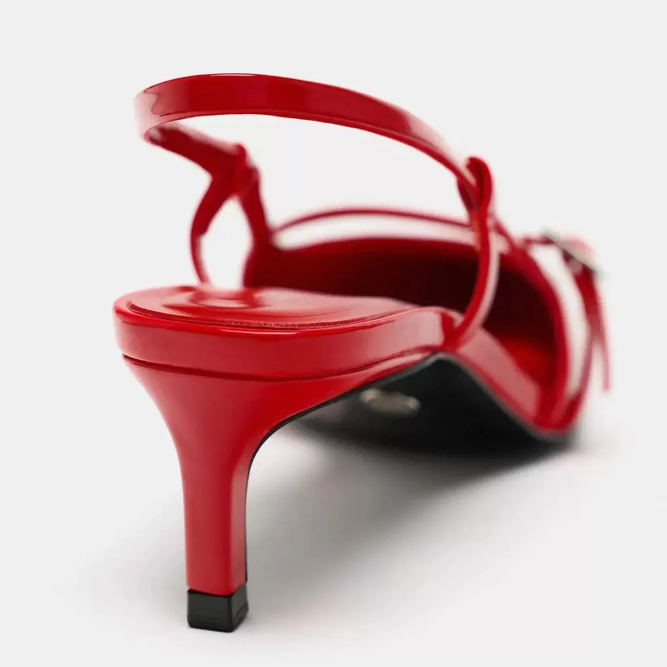 MRKEWUNEY Fashion Womens Slingback Kitten Heels