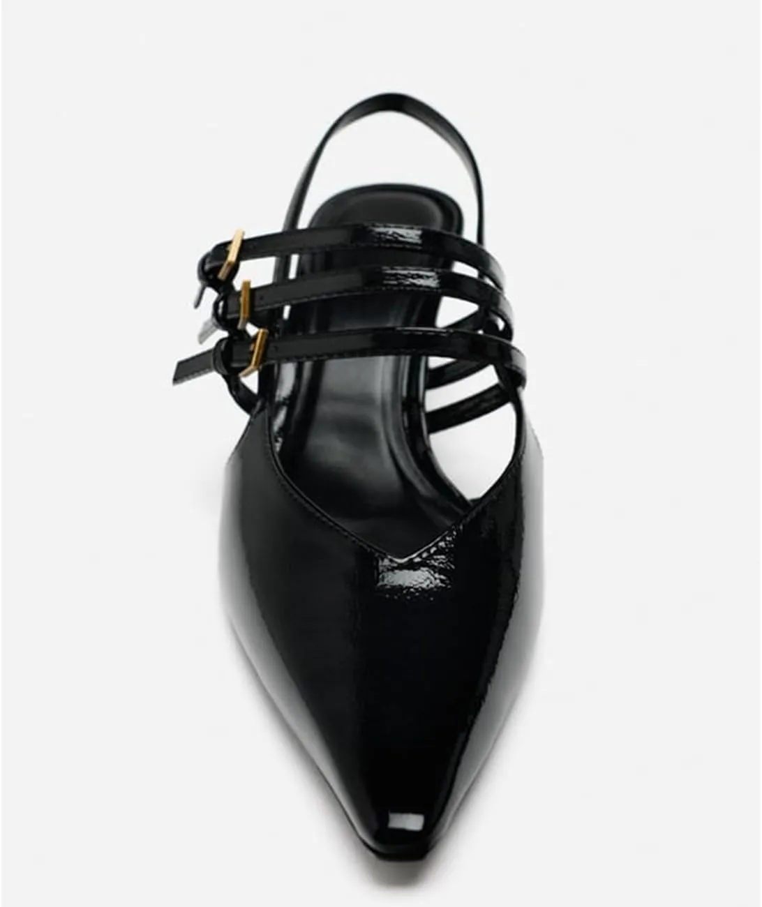 MRKEWUNEY Fashion Womens Slingback Kitten Heels