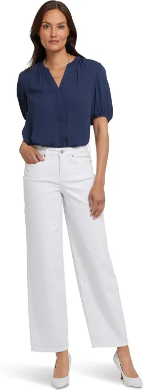 NYDJ Women's Jemma Barrel Jeans in Optic White