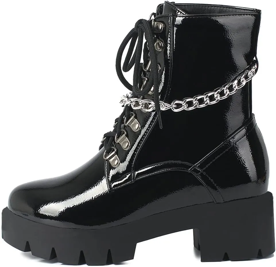 Parisuit womens Combat Boots