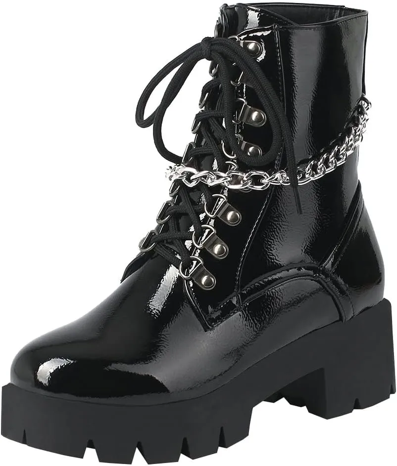 Parisuit womens Combat Boots