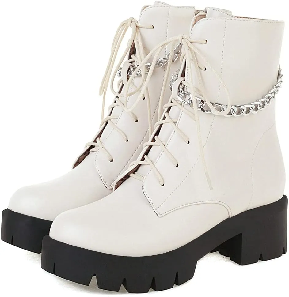 Parisuit womens Combat Boots