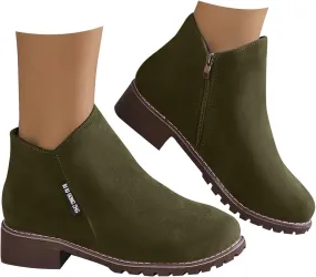peqiut Womens Cowboy Boots Square Toe Thick Heel Wide Calf Cowboy Boots Women Suede Warm Furry Snow Womens Boots