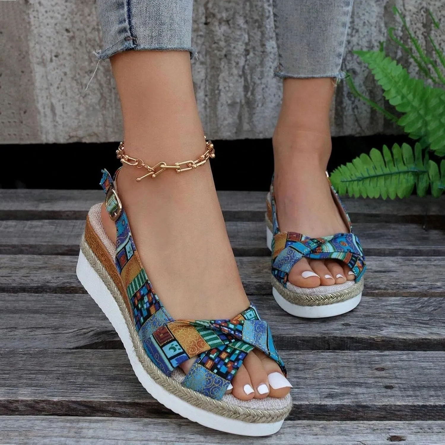 Platform Sandals Womens Sandals Women Heel Width Orthopedic Arch Support Low Wedges Footwear
