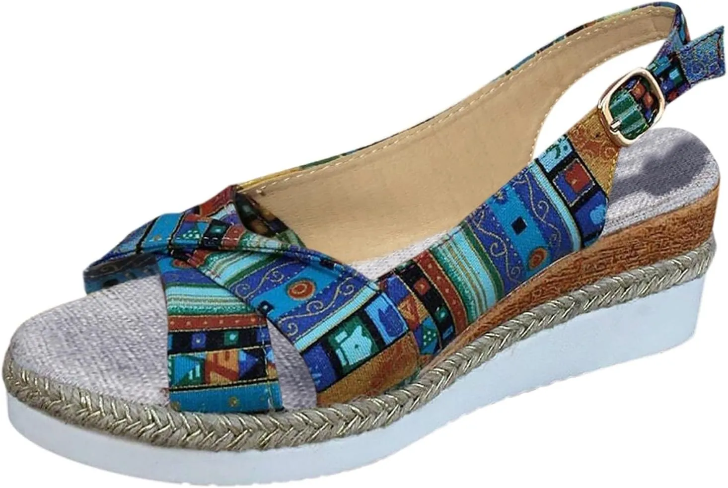Platform Sandals Womens Sandals Women Heel Width Orthopedic Arch Support Low Wedges Footwear