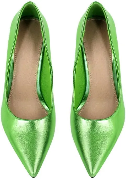 richealnini Womens Pointed Toe Stiletto High Heel Pumps
