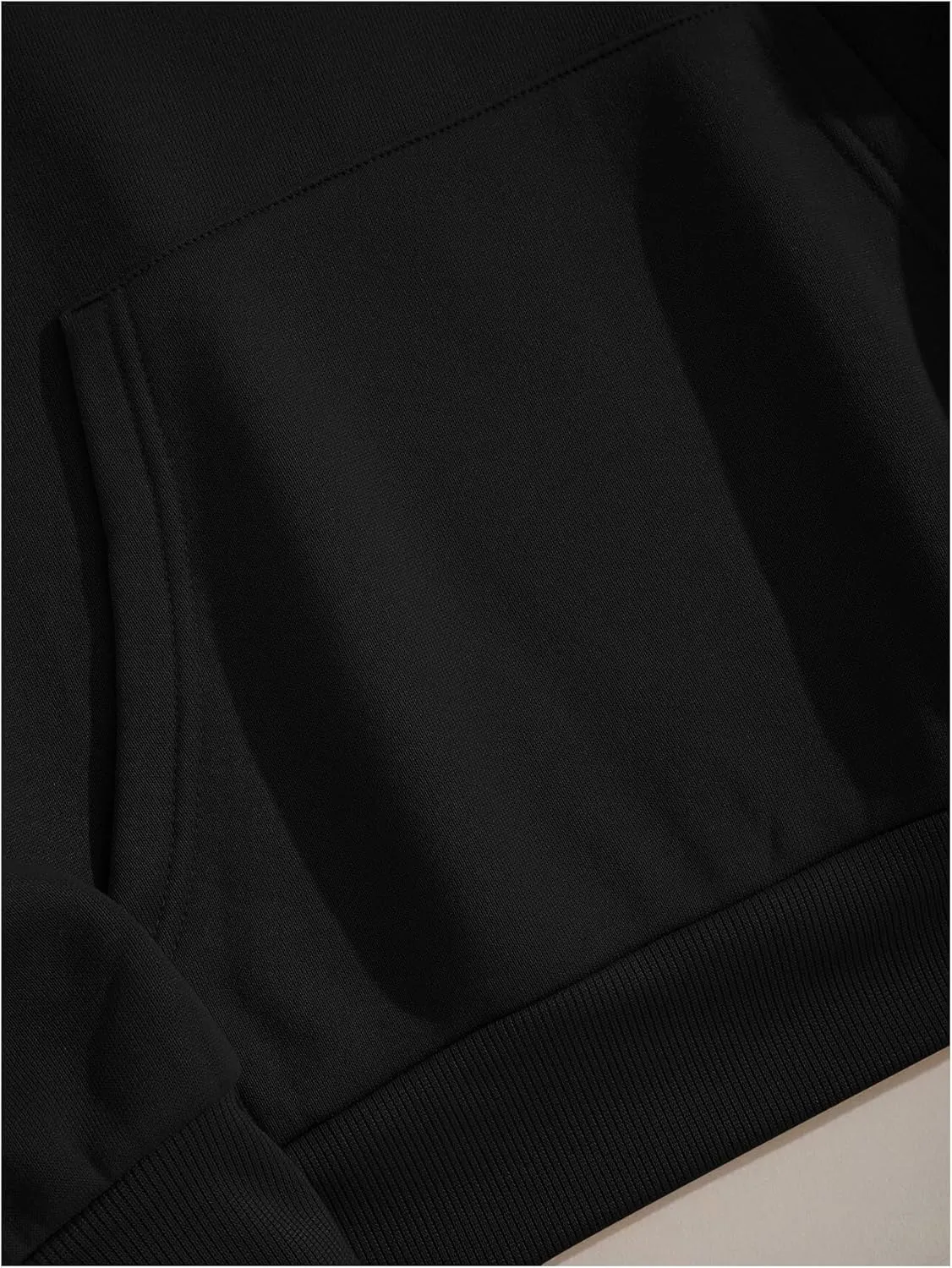 SOLY HUX Hoodies for Women Drawstring Long Sleeve Drop Shoulder Pullover Sweatshirt with Pocket