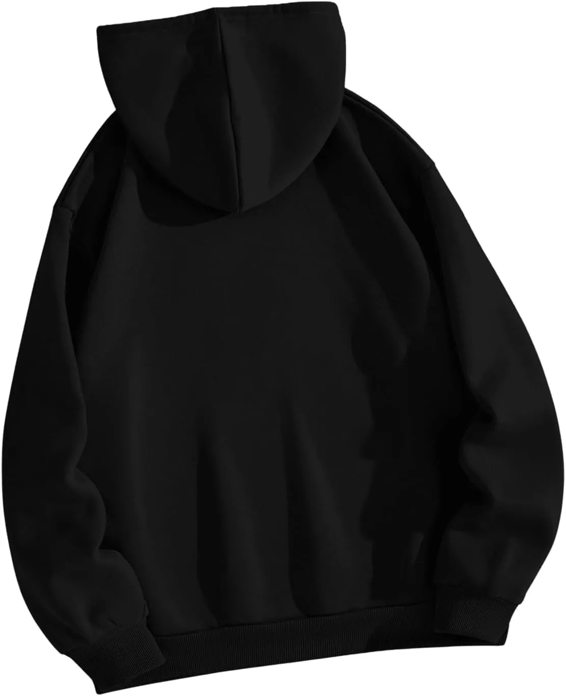 SOLY HUX Hoodies for Women Drawstring Long Sleeve Drop Shoulder Pullover Sweatshirt with Pocket