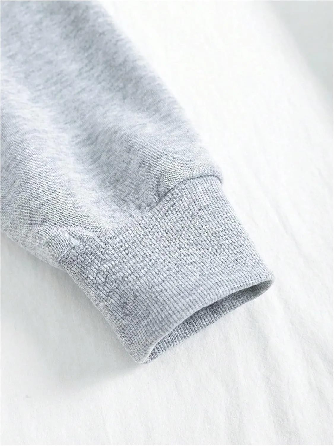 SOLY HUX Hoodies for Women Drawstring Long Sleeve Drop Shoulder Pullover Sweatshirt with Pocket